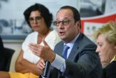 La ministre du Travail Myriam El Khomri a souligné "deux évolutions de fond qui soulignent l'ampleur du retournement de tendance"lors d'une visite à Trelaze, dans le Maine-et-Loire
