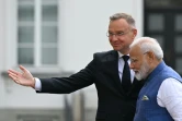 Le président polonais Andrzej Duda, à gauche, accueille le Premier ministre indien Narendra Modi à Varsovie, le 22 août 2024