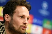 Le défenseur de l'Ajax Daley Blind en conférence de presse, le 7 mai 2019 à Amsterdam