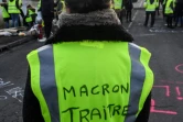 'Gilet jaune', sur la route menant au dépôt de carburant de Frontignan, le 3 décembre 2018