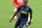 Le milieu de la Suisse Denis Zakaria lors d'une séance d'entraînement, le 2 juin 2018 à Villarreal 