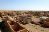 Des maisons en terre traditionnelles à coupole du village d'Oum Amouda Kabira, dans la province d'Alep, en Syrie, le 11 août 2023