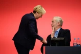 Angela Eagle et Jeremy Corbyn le 28 septembre 2015 à Brighton 