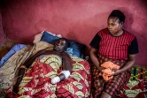 Monica Gabriel, une cultivatrice attaquée par des assaillants, présumés peuls, dans son lit d'hôpital à Kajuru, au Nigeria, le 14 avril 2019.