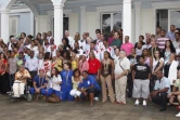 Vendredi 19 août 2011 - Félicitations pour les sportifs réunionnais à la villa du département.
(Photo Michel Désiré)