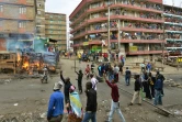 Des partisans de l'opposition kényane manifestent, le 12 août 2017 à Nairobi