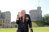 Le chevalier Tom Moore au château de Windsor à l'ouest de Londres, le 17 juillet 2020
