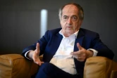 Le président de la Fédération française de football, Noël Le Graët, lors d'un entretien, le 8 mars 2021 à Paris