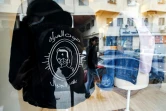 Un t-shirt de BabyFist, le 19 décembre 2018 dans la vitrine d'une boutique à Ramallah
