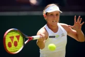 La Française Varvara Gracheva lors de son match contre la Bélarusse Aryna Sabalenka à Wimbledon, le 7 juillet 2023