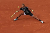Le Canadien Felix Auger-Aliassime, lors du 8e de finale face à l'Espagnol Rafael Nadal, le 29 mai 2022 au tournoi de Roland-Garros