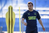 Le milieu de terrain Xherdan Shaqiri s'entraîne avec la sélection suisse à Togliatti, le 30 juin 2018