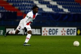 L'attaquant du PSG Moise Kean à Caen en Coupe de France, le 10 février 2021 