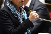 La ministre des Transports Elisabeth Borne devant l'Assemblée nationale, le 10 avril 2018