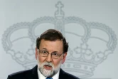 Le chef du gouvernement espagnol Mariano Rajoy, le 22 décembre 2017 à Madrid