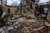 Un maison détruite à Irpin, près de Kiev, le 1er avril 2022