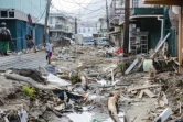 Un quartier de Roseau, à la Dominique, ravagé par le cyclone Maria, le 22 septembre 2017  