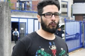 Jawad Bendaoud quitte le tribunal de Bobigny, le 25 avril 2018 après avoir été condamné à de la prison avec sursis pour des menaces sur son ex-compagne