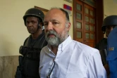 Christophe Naudin à son arrivée à l'audience le 8 mars 2016 au tribunal de Saint-Domingue
