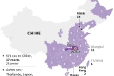Coronavirus : cas confirmés en Chine