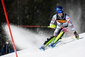 Le Français Clément Noël, lors du slalom des Mondiaux de Cortina d'Ampezzo, le 21 février 2021