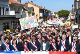 Manifestation de soutien à l'ancien maire de Saint-Brévin Yannick Morez à Saint-Brevin-les-Pins en Loire-Atlantique, le 24 mai 2023