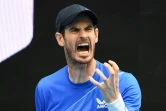Andy Murray vainqueur du Géorgien Nikoloz Basilashvili à l'Open d'Australie à Melbourne, le 18 janvier 2022 