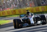 Le Britannique Lewis Hamilton (Mercedes) lors du GP d'Australie, le 25 mars à Melbourne