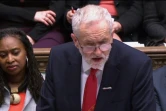 Le dirigeant travailliste Jeremy Corbyn le 13 février 2019 lors d'une séance à la Chambre des Communes 
