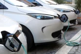 Des voitures électriques Renault Zoé le 2 mars 2016 à Rome