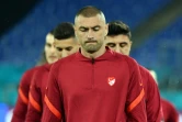 L'attaquant turc Burak Yilmaz, lors d'un dernier entraînement, le 10 juin au Stadio Olimpico à Rome, à la veille du match d'ouverture de l'Euro 2020 face à l'Italie