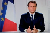 Emmanuel Macron s'adresse aux Français à la télévision le 12 décembre 2021 après le 3e référendum sur l'indépendance de la Nouvelle-Calédonie