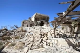 L'hôtel Carlton détruit le 16 septembre 2016 dans le centre d'Alep