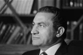 Le président égyptien Hosni Moubarak en novembre 1982 au Caire