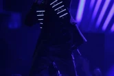 Le chanteur américain Kanye West lors de la cérémonie des Grammys le 10 février 2008 à Los Angeles, Californie (Etats-Unis)