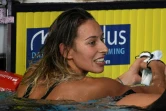 Fantine Lesaffre championne du 400 m 4 nages lors des championnats d'Europe à Glasgow le 3 août 2018 