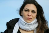 Morgane Seliman, auteure de "Il m'a volé ma vie", en 2015 à Veulettes-sur-Mer dans le nord de la France, à l'occasion de la sortie du livre