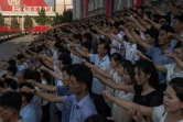 Manifestation anti-américaine à Pyongyang, en Corée du Nord, le 9 août 2017