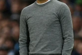 L'entraîneur de Manchester City Pep Guardiola après la défaite face à Manchester United le 7 avril 2018