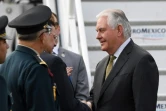 Le secrétaire d'Etat américain Rex Tillerson à son arrivée à Mexico, le 1er février 2018