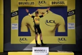 Le Néerlandais Mike Teunissen lors de la victoire par équipes au contre la montre du Tour de France le 7 juillet 2019