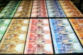 Les nouveaux billets de banque sud-africains à l'effigie de Nelson Mandela, le 13 juillet 2018 à Pretoria