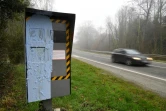 Radar dégradé à Bonnemain, dans l'ouest de la France, photographié fin décembre 2018