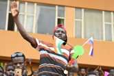 Pendant un concert de soutien aux militaires qui ont pris le pouvoir au Niger, le 13 août 2023 à Niamey