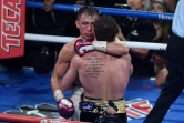 Accolade entre Gennady Golovkin et Canelo Alvarez à l'issue de leur combat chez les Moyensà Las Vegas, le 15 septembre 2018