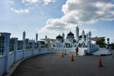 La grande mosquée de Baiturrahman à Banda Aceh à Sumatra en Indonésie, le 12 décembre 2019