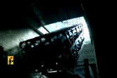 Capture d'écran d'une vidéo publiée par le bureau des médias militaires du Hezbollah le 16 août 2024, et montrant ce que le mouvement libanais présente comme des lanceurs de missiles dans ce qui semble être des tunnels souterrains