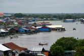Le village flottant de Prek Toal au Cambodge, le 13 octobre 2020