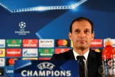 L'entraîneur de la Juventus Massimiliano Allegri face aux reporters à Monaco, le 2 mai 2017