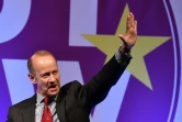 Le chef du parti europhobe britannique Ukip, Henry Bolton, le 29 septembre 2017 à Torquay en Angleterre